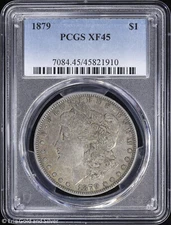 1879-P $1 Morgan Silver Dollar PCGS XF 45