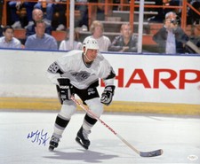 Wayne Gretzky Signed Los Angeles Kings 16X20 Photo JSA