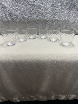 Pasabahce Hexagon Honeycomb Pattern 12 Ounce Glasses