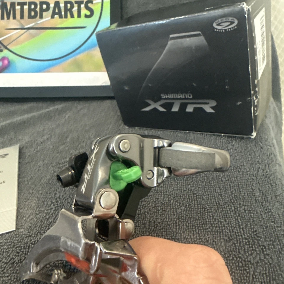 NUEVO NOS Desviador Delantero Shimano XTR FD-M961 31.8mm Doble Tirón Foto 4 de 4