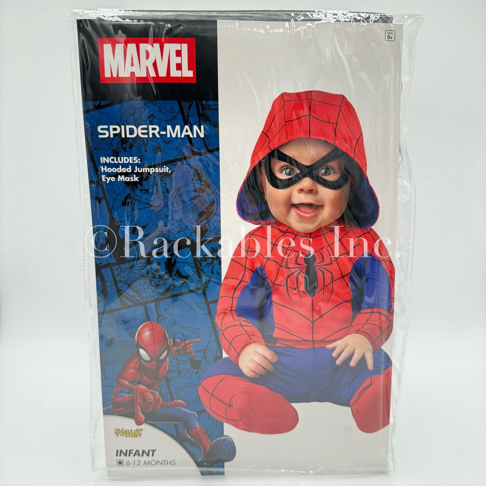 Spirit Halloween Bebé Spider-Man Mono con Capucha Disfraz Tallas Varían