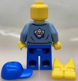 LEGO&reg; - Minifigure Coast Guard City Rescue Boat Pilot Set 60168 Sailboat - cty0824