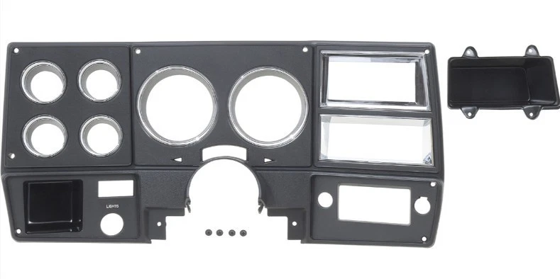 Conjunto de bisel de tablero de instrumentos OER para camionetas Chevy y GMC 1978-1980 sin aire acondicionado Foto 3 de 4