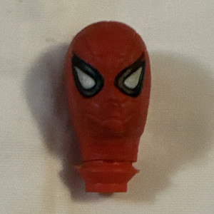 Spider-Man Red Mask Replacement Head for Action Figure, Plastic, 1 Pack