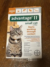 Advantage II Flea drop Medicine for cats 5-9lbs  Authentic EPA product 6 doses