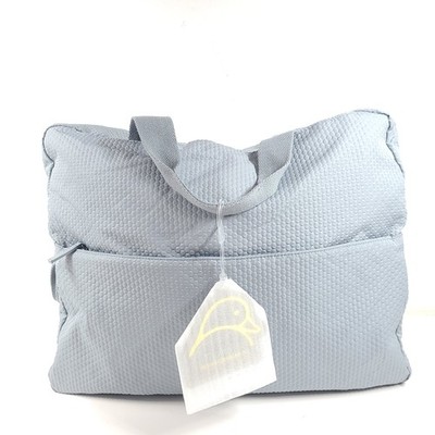 Mandarina Duck Revival Travel Weekender Bag Blue Gray Packable Travel Exclusive