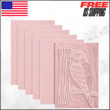 Linoleum Blocks for Printmaking Soft Rubber Stamp Carving Block Kit 6-Pack 4x6"