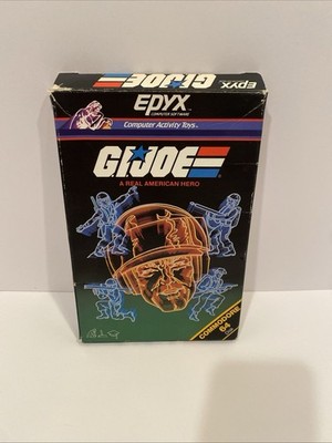 GI Joe C64 Game COMPLETE BOX Commodore 64 With Instructions