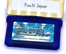 Pokemon Sapphire Nintendo Gameboy Advance GBA Japanese Cartridge Tested Game