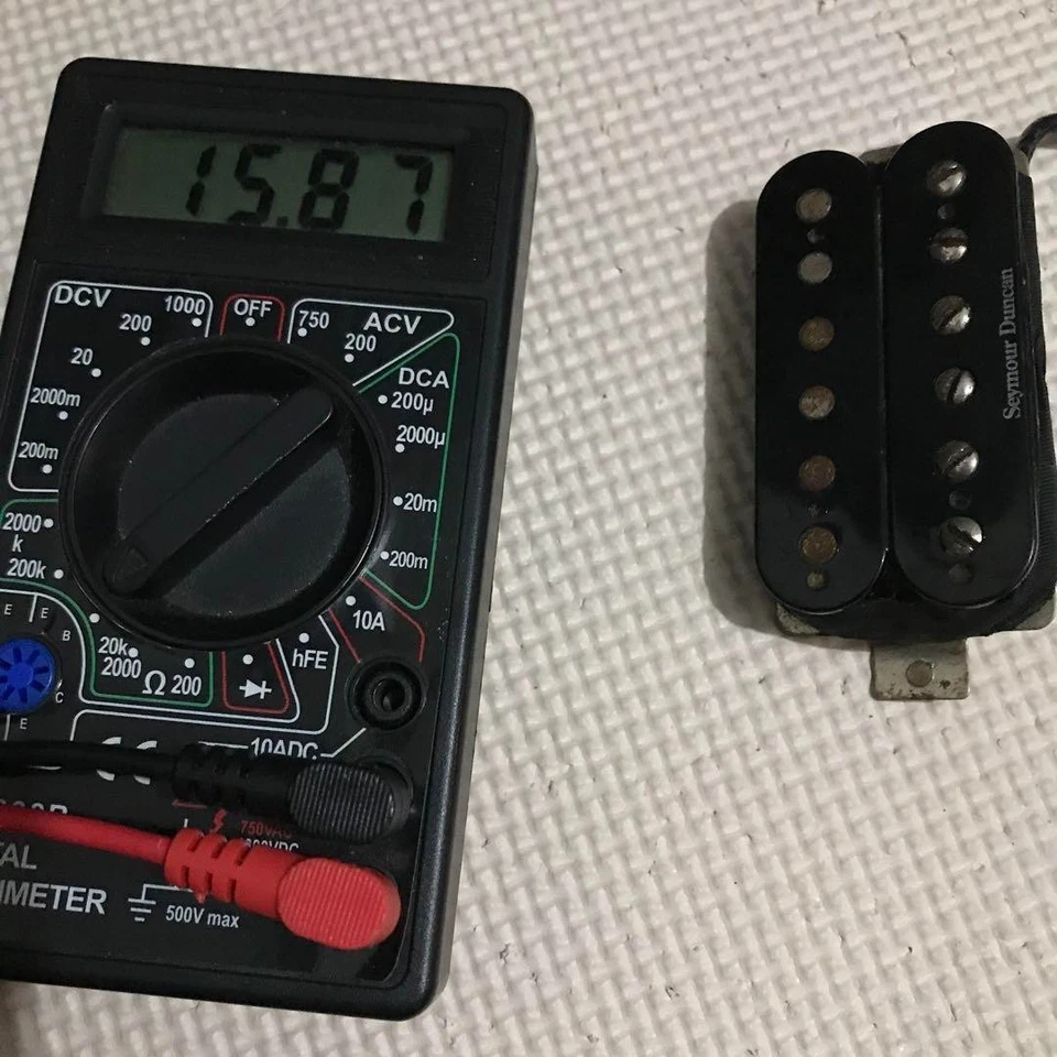 Seymour Duncan SH-4 JB Humbucker Pickup Bridge des années 90 noir - Photo 2/4