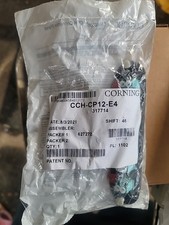 Corning CCH-CP12-E4 Panel, 6 LC Duplex 10Gig Aqua OM3/OM4 Adapters BULK STSI