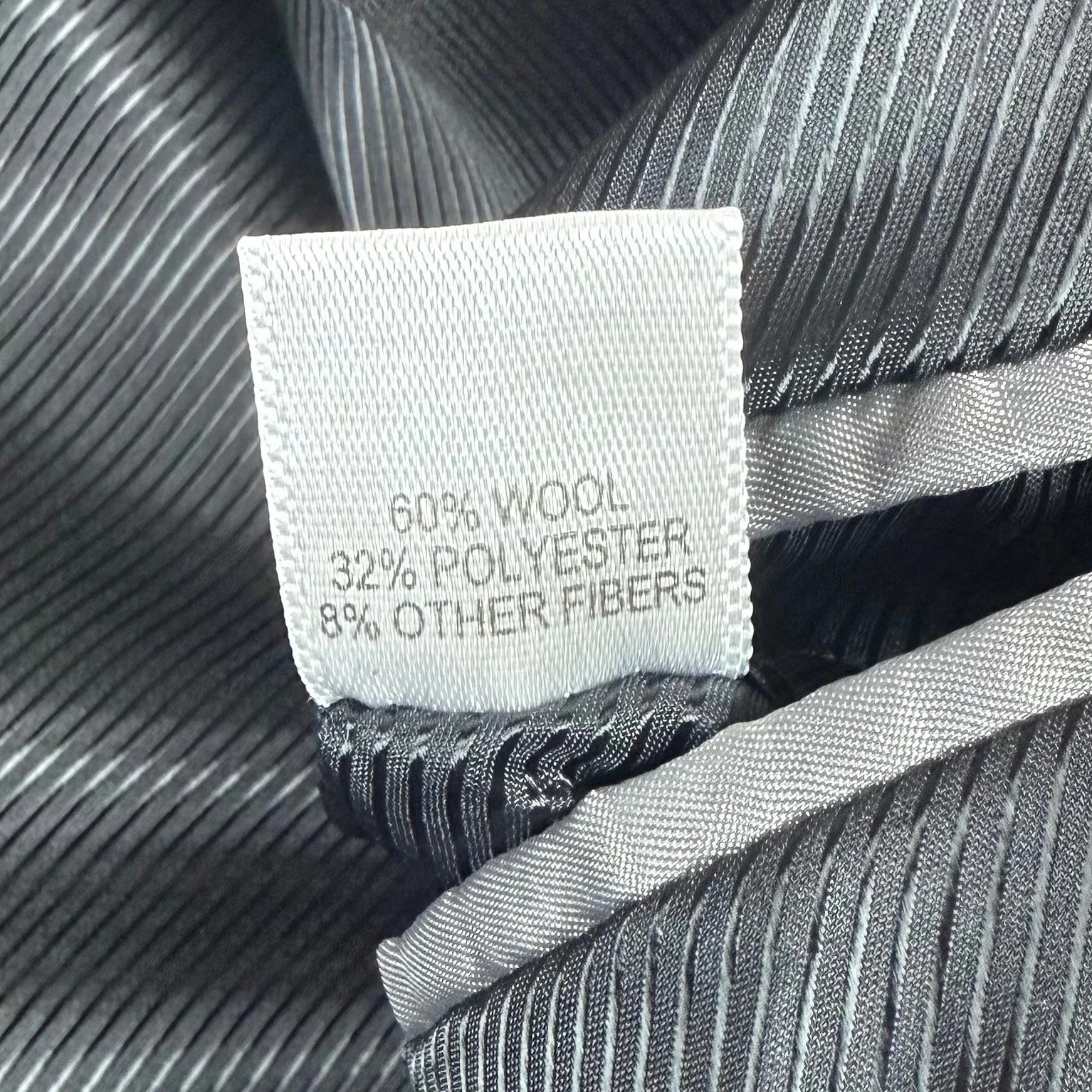 Jos A Bank Mens 42S Black Executive Wool Blend Overcoat image 8