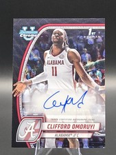 2024-25 Bowman University Chrome Autograph Clifford Omoruyi #14 Black Wave 1st