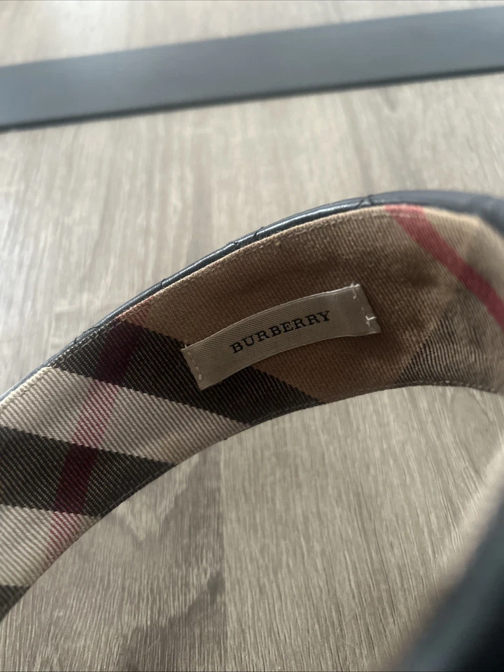 Diadema negra vintage de Burberry para mujer Foto 3 de 4