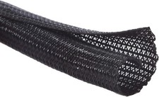 10ft 1/2" Cable Sleeve Cord Protector Split Loom Tubing   Black