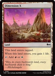 Dimension X #183 Teenage Mutant Ninja Turtles (TMT) MTG Land