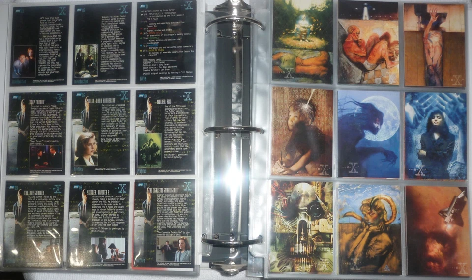 X-Files Season 1 72 Card Set 1 etched foil 2 Topps Finest Chromiums 1 Mag coupon - Image 3 of 4