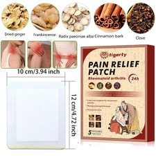 5 Pcs Maximum Strength Pain Relief Patch Herbal Plaster for Arthritis & Sciatica