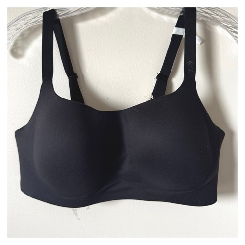 Aerie SMOOTHEZ Bra-ish Wireless Medium Support Bralette Size Large Black