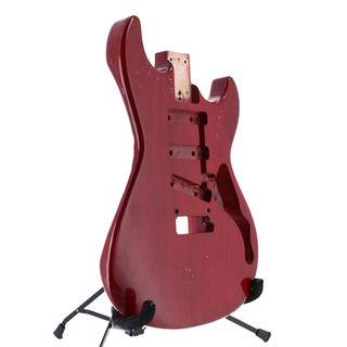 G&L Fullerton Skyhawk Body Swamp Ash Transparent Red Vintage 1980's