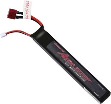7.4v 1300mAh Airsoft Batteries 2S 25C High Discharge Rechargeable LiPo Battery