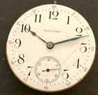 Antique 1884 Waltham Sterling Model 1879 Pocket Watch Movement Ticks 18s 7j USA