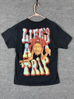 Trippie Redd Life's a Trip Shirt Tour Concert Large Rap Hip Hop Merch 2 Sided