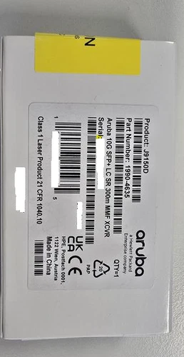 64 pcs - Aruba 10G SFP+ LC SR 300m MMF XCVR - J9150D