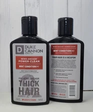 Duke Cannon NEWS ANCHOR Power Clean Mint Conditioner Thick Hair 10oz