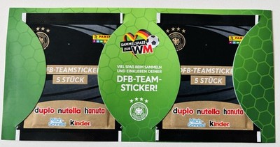 2 x 5 Ferrero DFB Teamsticker Tüte Sammelheft Sammelalbum Fifa WM2026 Sammelspaß