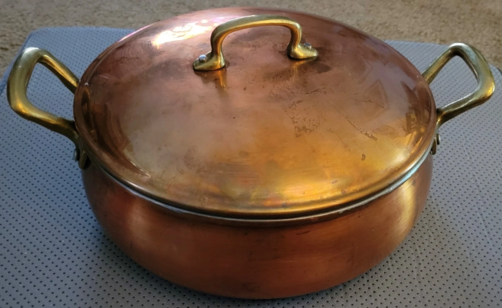 Vintage Ruffoni Italian Copper Stock Pan With Lid
Opens in a new window or tab