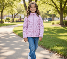 COLUMBIA YOUTH WHIRLIBIRD II JACKET Pink LARGE