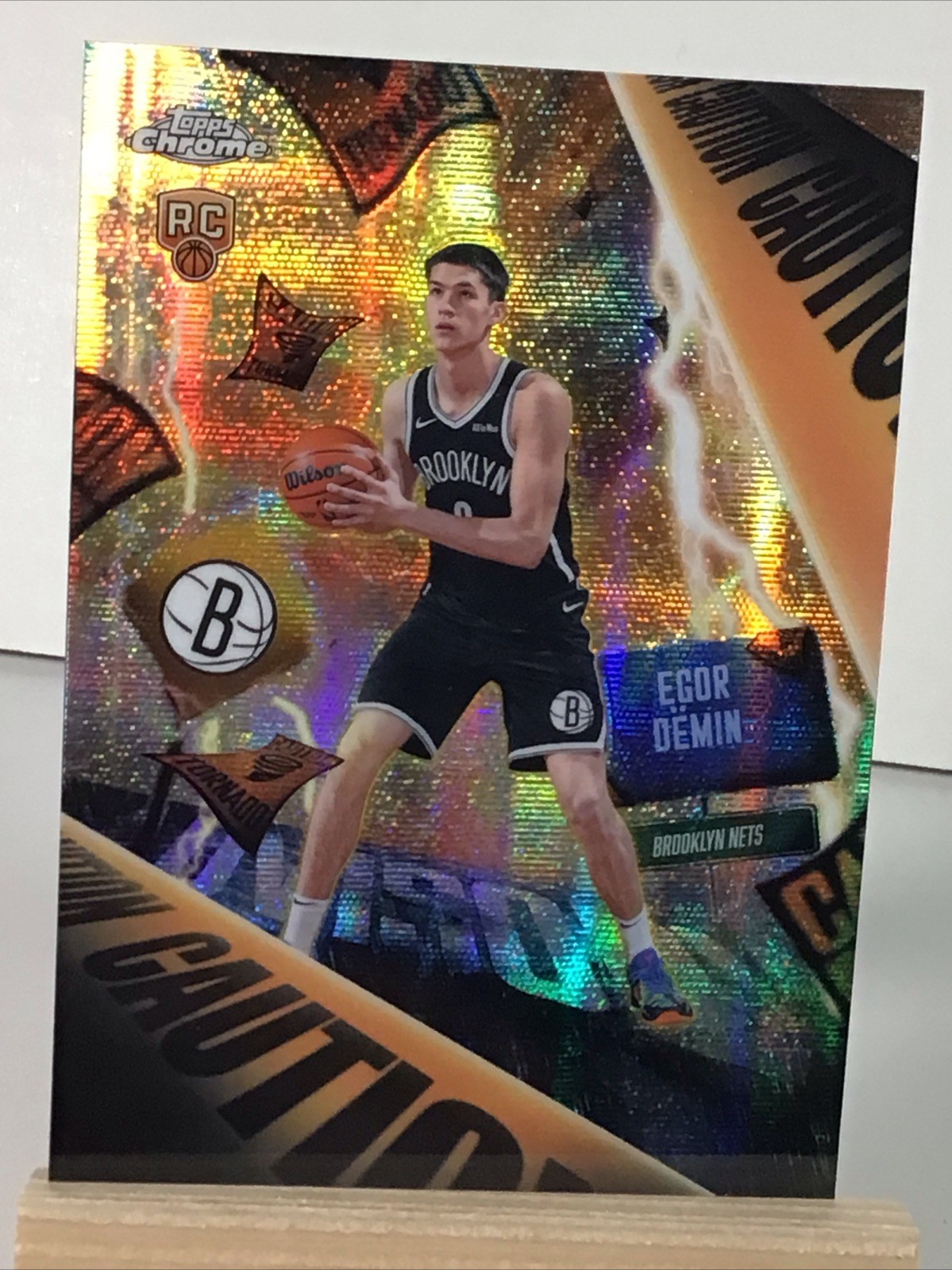 Egor Demin 2025-26 Topps Chrome #AD-8 Advisory Rookie CASE HIT Nets RC SSP