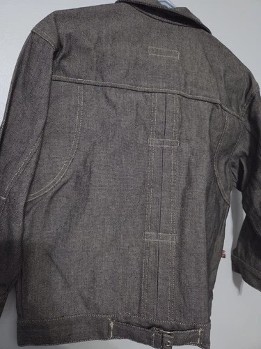 Propain Urban Culture  Mens  Black Denim Front Button Jacket Cotton Longsleeve M image 6