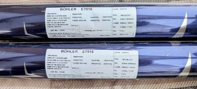 Bohler E7018 H4R Welding Electrode 3/16 x 18''