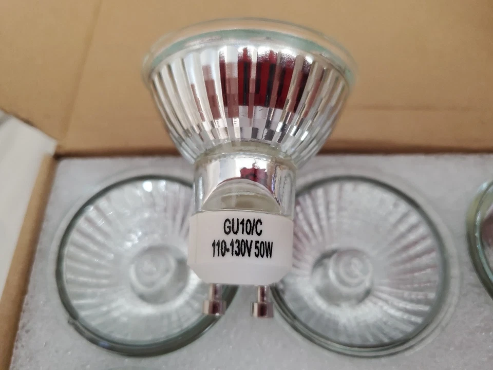 GU10 Spotlight Light Bulbs 50 Watt Pack of 6 - Image 4 of 4