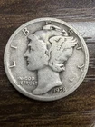 1928 MERCURY SILVER DIME ACTUAL Coin Get Today/Fine/VF/ Fill Your Collection