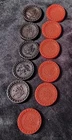 Vintage Lot Of Connect 4 Or Checker Replacement Game Pieces Milton Bradley 11.