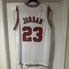 Michael Jordan SIGNED Chicago Bulls NBA #23 Jersey White - ACA COA: A46808