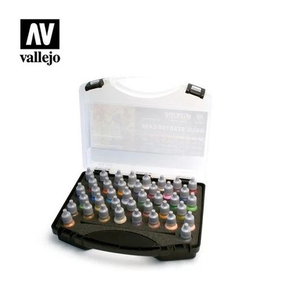 Vallejo Wizkids Premium Lacksets: Basic Starter Case - 40 Farben (VAL80260) NEU