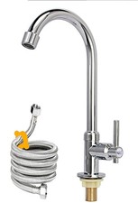 Cold Water Faucet Only, High Arc Single Handle One Hole Faucet for Kitchen Ga...