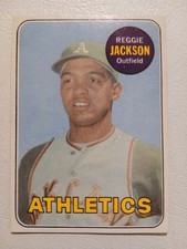1969 Topps 260 Reggie Jackson in Excellent Condition Well Centered sharp corners