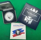 2026-P 1 Oz Silver $1 Reverse Proof PEACE DOLLAR 250TH ANNIV PRIVY Coin.