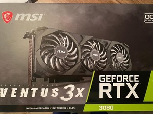 Msi Rtx 3080 Oc Ventus Grafikkarte Neu Ovp Rechnung 10gb Ebay