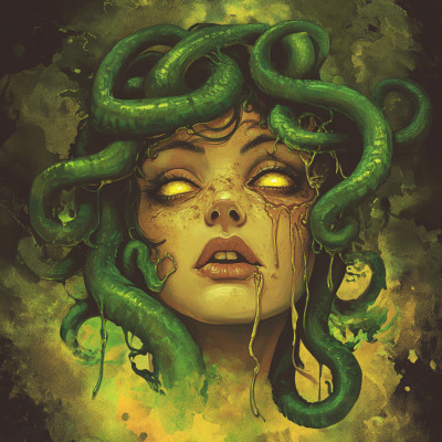 Wandtattoo Aufkleber Medusa Wandaufkleber