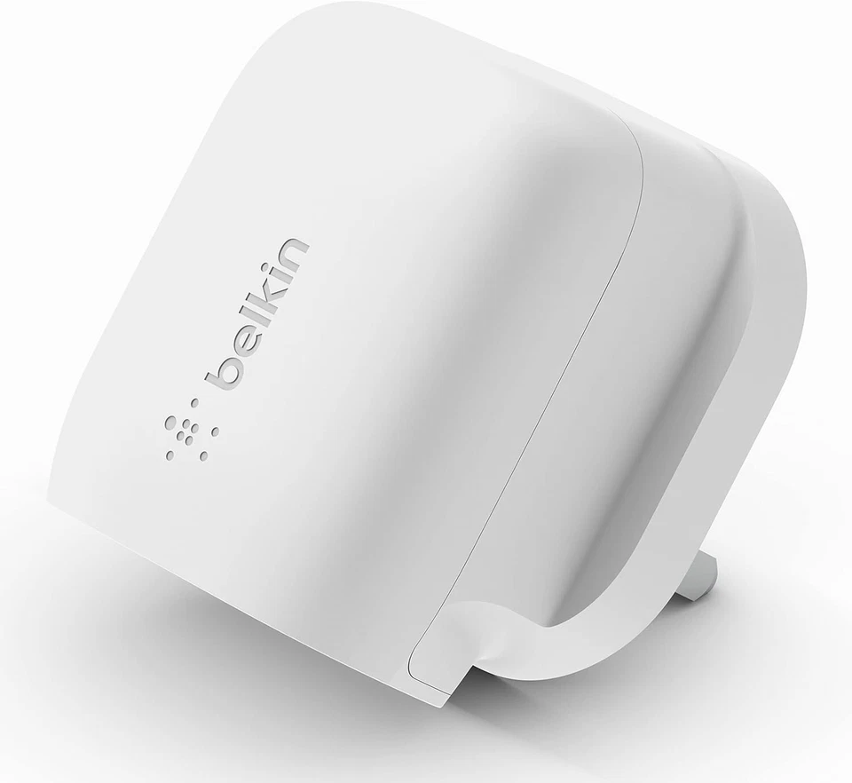 Cargador rápido de pared genuino Belkin BOOSTCHARGE 20W USB-C para Apple Samsung Google Foto 2 de 4