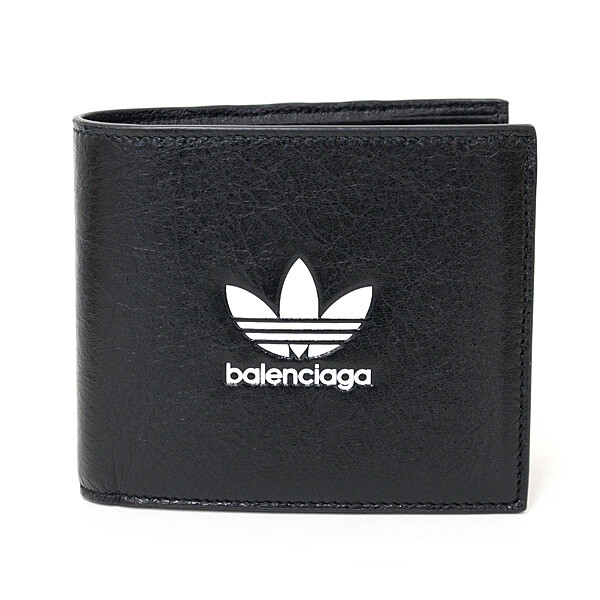 BALENCIAGA Wallet Adidas collaboration 721898 Leather Men