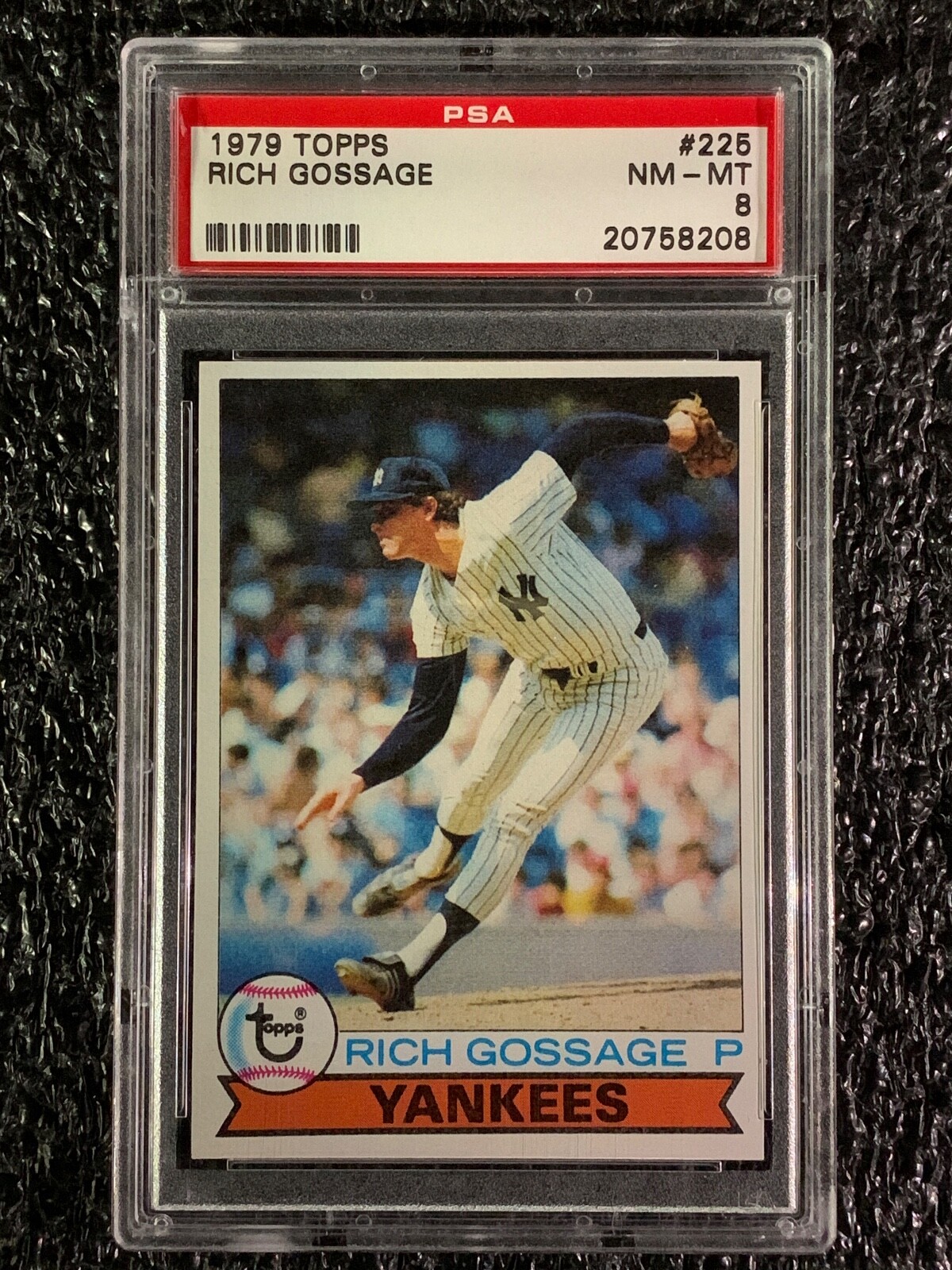 1979 Topps Baseball #225 Rich Gossage PSA 8
