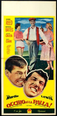 OCCHIO ALLA PALLA The Caddy JERRY LEWIS, DEAN MARTIN, LOCANDINA POSTER 1954
