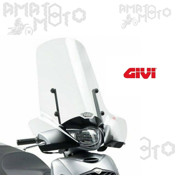 Windschutzscheibe Alto Mit Siebdruck + Erweiterung Givi 311A Honda Sh 125I 2007-image